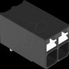 2086-1222 THR PCB terminal block, push-button, 1.5 mm², 2-pin