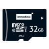 MicroSD, 64 GB MicroSDHC Nadaje Się Do Zastosowań Przemysłowych MLC, InnoDisk UHS-I, Klasa 10, U1 85 °C -40 °C