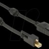 83722 DisplayPort cable, mini DP 1.2 male to DP male, 4K, 2 m