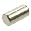 Magnes stały; cylindryczny; N38; 4mm; 8mm; niklowany; neodymowy