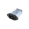 Gniazdo IEC60320 zasil.z filtrem męskie 10A 250VAC komp.C14