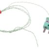 Termopara typ K do +250C kabel 1m IEC