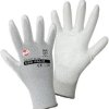Rękawice robocze Leipold Doehle ESD Nylon/Carbon-PU 1171-9, Rozmiar rękawic: 9, L, szary, biały