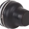 Pushbutton, unlit, groping, waistband round, black, front ring black, mounting Ø 22 mm, XACB9112