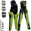 Quadrios 22T015 Crimper Set for Ferrules PV Connectors Carbon-Steel