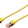 Kabel krosowy DIGITUS Professional CAT 6 S-FTP, LSZH, AWG 27/7, skrętka, dł. 5 m, żółty