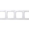 KARO Ramka poczwórna biała R-4S/00