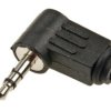 Wtyk Jack 3,5mm STEREO kątowy plastik na przewód