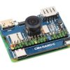 Waveshare Nano Base Board (C) for Raspberry Pi Compute Module 4, Same Size as the CM4, Onboard 8MP Camera