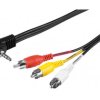 Kabel przejściowy jack Cinch (RCA)/3,5 mm