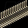 66690 Pin header 20 pin, pitch 1.27 mm, 1-row, angled, 5 pieces