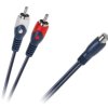 Kabel 1 x RCA gniazdo - 2 wtyki RCA 0.2m