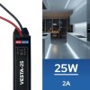 Zasilacz LED hermetyczny SLIM wodoodporny IP67 12V 2A 25W HOROZ