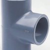 Georg Fischer Plastikowa złączka rurowatyp mocowania: Trójnik 90° Szary 1/2 in Wciskane