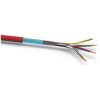 VOKA 10001440 Fire Alarm Cable 2x2x0.80 mm² Red 500m