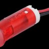 QS103XXR12 Indicator LED, 12 V DC, 10 mm, wired, red