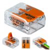 WAGO COMPACT 221-612 Szybkozłączka 2x 0,5-6,0mm2 uniwersalna (na drut / na linkę) 450V/41A ORYGINALNA woreczek 10szt.