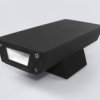 Oprawa elewacyjna LED Scytta 2x3W WW czarna IP54