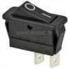 Przeł. kołys.czarny 230V 16A OFF-ON ( wąski ) 2p