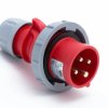 Wtyczka przenośna 32A 4P 400V czerwona IP67 SHARK 0242-6