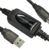 Kabel USB Złącze A USB A Złącze B USB B dł. 20m Przewód przedłużający USB USB 2.0