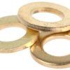 Podkładki do śruby M5 Zwykły formularz A wew 5.30mm Mosiądz zew 10.0mm