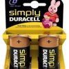 2 x bateria alkaliczna Duracell Simply LR20 D (blister)