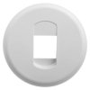 CELIANE Plakietka gniazda głośnikowego pojedynczego biała 068211