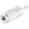 Adapter, 2.5 mm jack plug to 3.5 mm jack socket, metal, BS57020-M