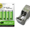 Ładowarka SPYDEE 8230 + 4 x R6 AA GP Recyko 2100 mAh