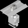 119062940080C PV-Mittelklemme, flach, für 29 - 40 mm Module, silber
