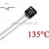 Bezpiecznik termiczny 2A 135°C; NC; 230V