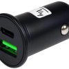 Ładowarka samochodowa USB-A QC + USB-C PD 45W