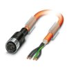 Przewód zasilający Phoenix Contact 1620337 8 Core 5 m Poliuretan, Sheath Pomarańczowy 15.5 mm OD, 63V 105 °C