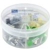 Vogt Verbindungstechnik 737047 Zestaw końcówek rurkowych 4 mm², 6 mm², 10 mm², 16 mm² z częściową izolacją szary, czarny