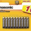 LR3 / AAA Panasonic Alkaline Bx10 Panasonic LR03 ALKALINE POWER LR03APB/10BW