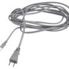 Kabel: 2X0,75Mm2, Iec C7 Żeński,Jis 8303 Wtyk, 5M, 7A Lt-819+537B Vctfk...