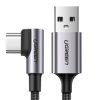 Kabel USB/USB-C 2m Kątowy UGREEN US284 50942 Szary 3A