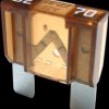 Automotive flat fuse, 70 A, 32 V, brown, (L x W x H) 29.5 x 9 x 34.1 mm, F9070