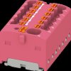 1046968 PTFIX distributor block, 4\12x1.5, violet