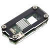 Zebra Zero Heatsink Raspberry Pi Zero 2 Case - Black Ice