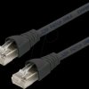 100007978 Patch cord RJ45 Cat.6A S/FTP 1 m black