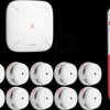 FS121 Smoke detector, RF radio, networkable, 12 units, with base stati