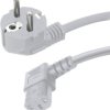 Kabel zasilający HAWA 1008239, H05VV- F 3G1 , 0, 250 V, 2,5 m, wtyczka IEC 10