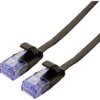 kabel LAN Value 21.99.0820, 1 szt., RJ45, CAT 6a, U/UTP, 0.50 m, czarny