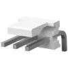 Pin header, 3 pole, pitch 3.96 mm, straight, natural, 640389-3