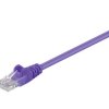 Kabel Patchcord Cat 5e U/UTP RJ45/RJ45 1m fioletowy