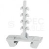Kołek systemowy CMS 27mm do uchwytu kablowego CMS 15/30 bezhalogenowy LSOH szary F-TRONIC 100szt