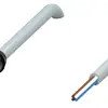 Sensor actuator cable, M8 cable socket, straight, A to open end, 4 pole, 1 m, PVC, gray, 3 A, 240799-100018