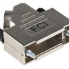 Osłona tylna D-Sub 15 -pinowe Cynk odlewany Kątowy Amphenol Communications Solutions A